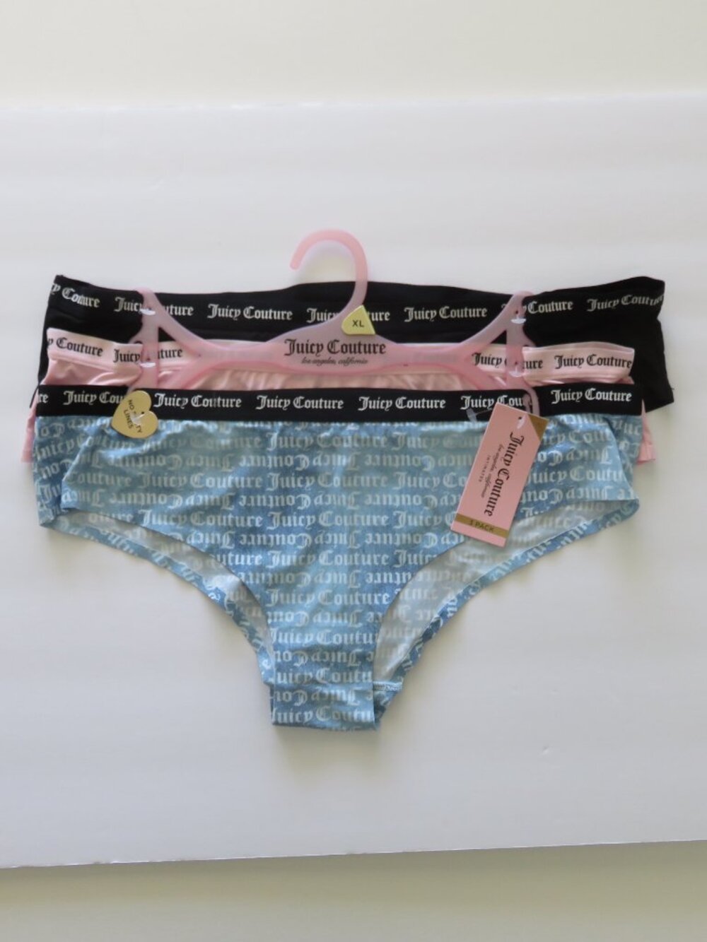 (#142) Juicy Couture Panties 3-Pack Size XL
